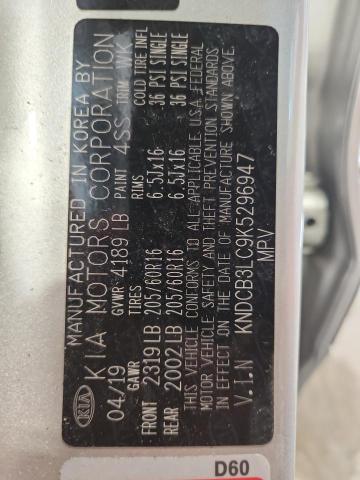 2019 KIA NIRO FE KNDCB3LC9K5296947