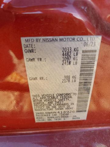 2023 NISSAN ALTIMA SV #3271813697