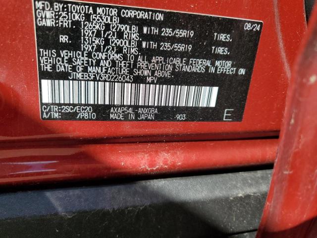 2024 TOYOTA RAV4 PRIME XSE JTMEB3FV3RD226043