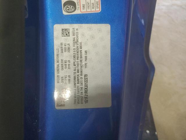 2018 CHEVROLET CAMARO ZL1 1G1FJ1R6XJ0122279