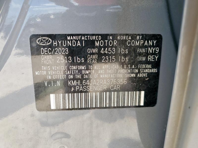 2024 HYUNDAI SONATA SEL - KMHL64JA2RA376356