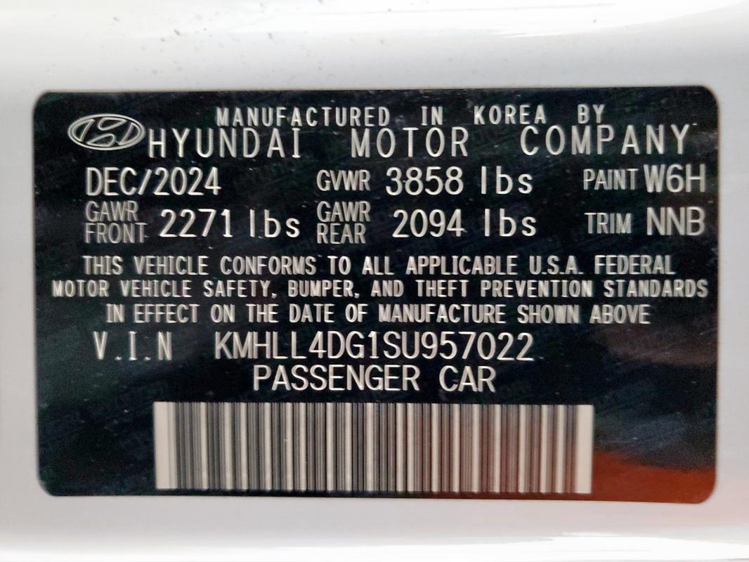 2025 HYUNDAI ELANTRA SE KMHLL4DG1SU957022