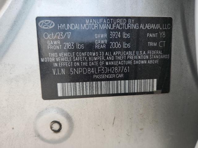 2018 HYUNDAI ELANTRA SE - 5NPD84LF3JH287761