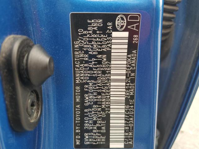 2010 TOYOTA COROLLA BASE #3296267486