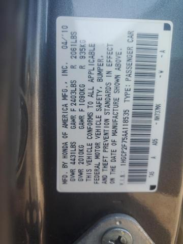 2010 HONDA ACCORD EX #3308859317