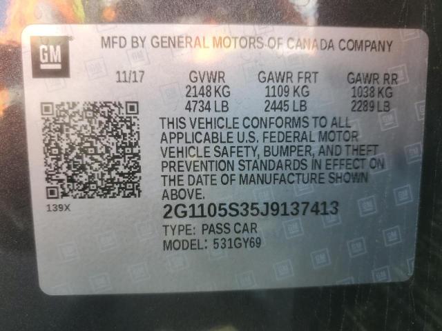 2018 CHEVROLET IMPALA LT #3287844095