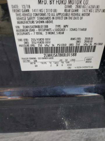 2019 LINCOLN MKT 2LMHJ5AT8KBL01588