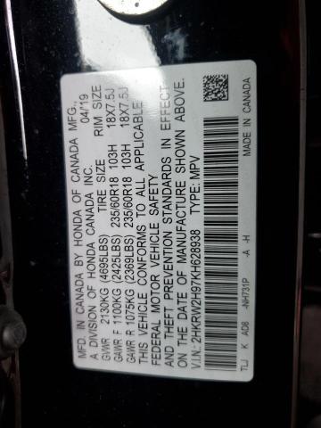 2019 HONDA CR-V TOURI - 2HKRW2H97KH628938