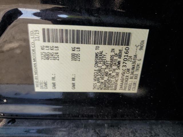 2020 NISSAN MAXIMA PLATINUM 1N4AA6FV6LC370160