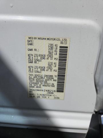 2015 NISSAN MURANO S 5N1AZ2MH4FN248216