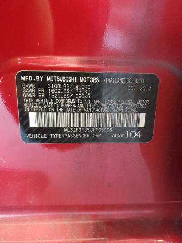 2018 MITSUBISHI MIRAGE G4 ML32F3FJ5JHF05906