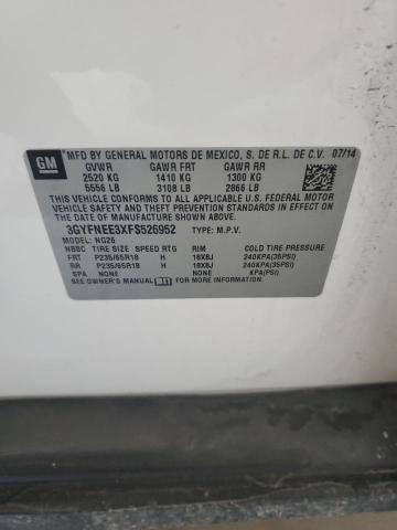 2015 CADILLAC SRX LUXURY 3GYFNEE3XFS526952