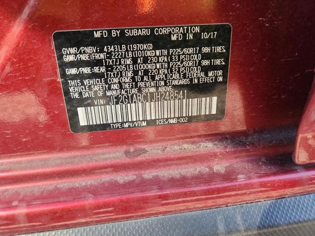 2018 SUBARU CROSSTREK #3304946942