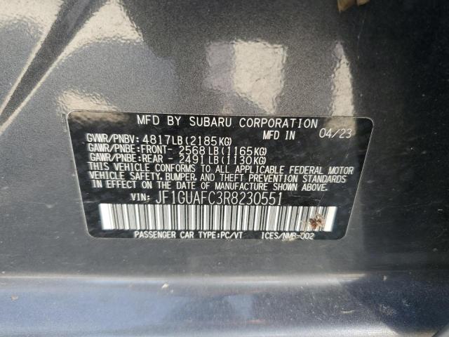 2024 SUBARU IMPREZA SPORT JF1GUAFC3R8230551