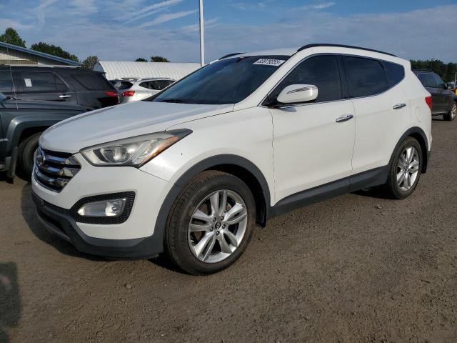 HYUNDAI SANTA FE S 2014 white 4dr spor gas 5XYZU3LAXEG165167 photo #1