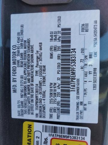 2015 FORD MUSTANG #3290307217