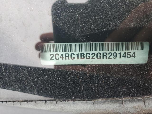 2016 CHRYSLER TOWN & COU - 2C4RC1BG2GR291454