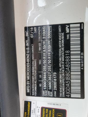 2016 MERCEDES-BENZ GLE 350 4JGDA5JB8GA808818