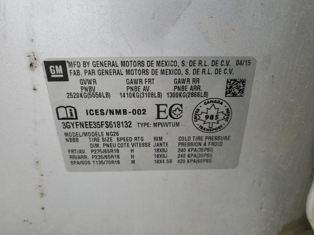 2015 CADILLAC SRX LUXURY #3255496035