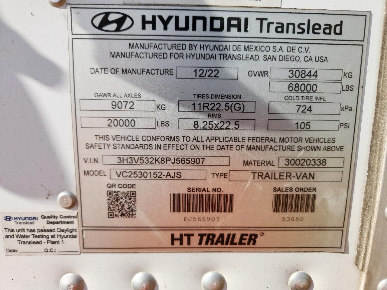 Lot #3258977043 2024 HYUNDAI UNKNOWN