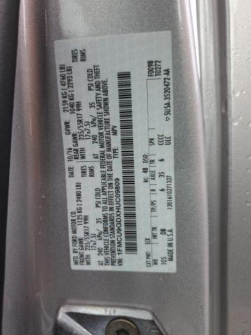 2017 FORD ESCAPE SE - 1FMCU9GDXHUC09809