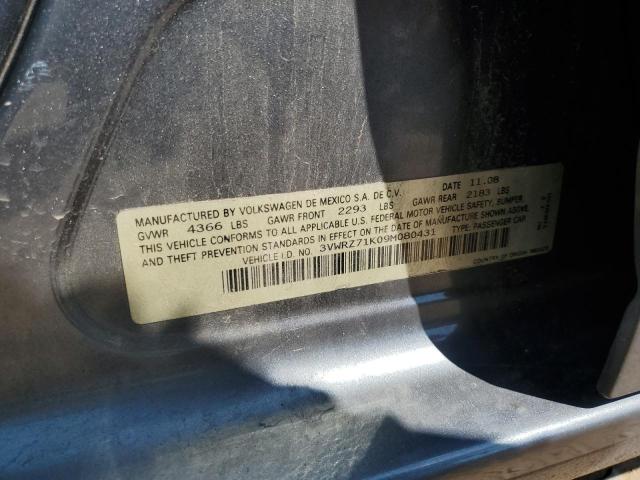 2009 VOLKSWAGEN JETTA SE #3319073274