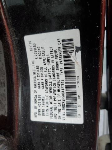 2016 HONDA ACCORD SPORT - 1HGCR2F58GA127912