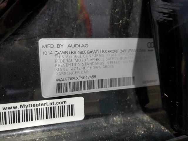 2015 AUDI A4 PREMIUM PLUS WAUFFAFLXFN017459