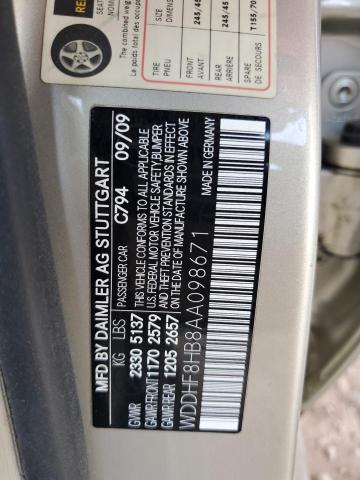 2010 MERCEDES-BENZ E 350 4MATIC - WDDHF8HB8AA098671