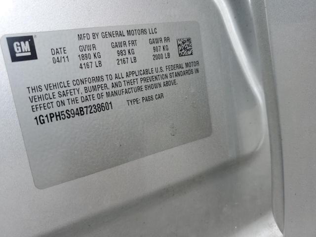 2011 CHEVROLET CRUZE LTZ - 1G1PH5S94B7238601