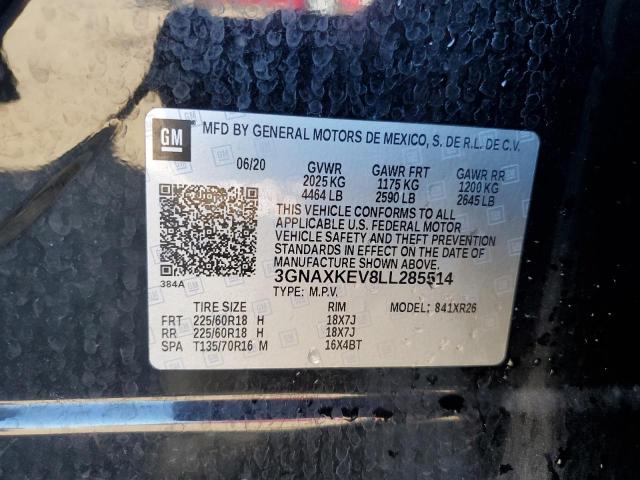 2020 CHEVROLET EQUINOX LT #3284953950