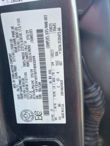 2015 FORD F150 SUPER - 1FTEW1EF5FFB93209
