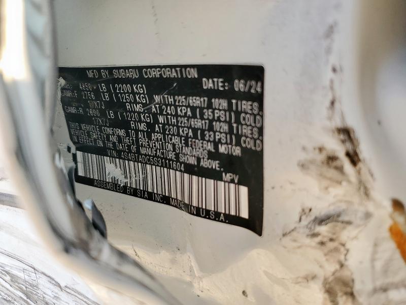 2025 SUBARU OUTBACK PR 4S4BTADC5S3111604