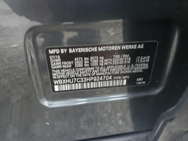 2017 BMW X1 SDRIVE2 - WBXHU7C33HP924704