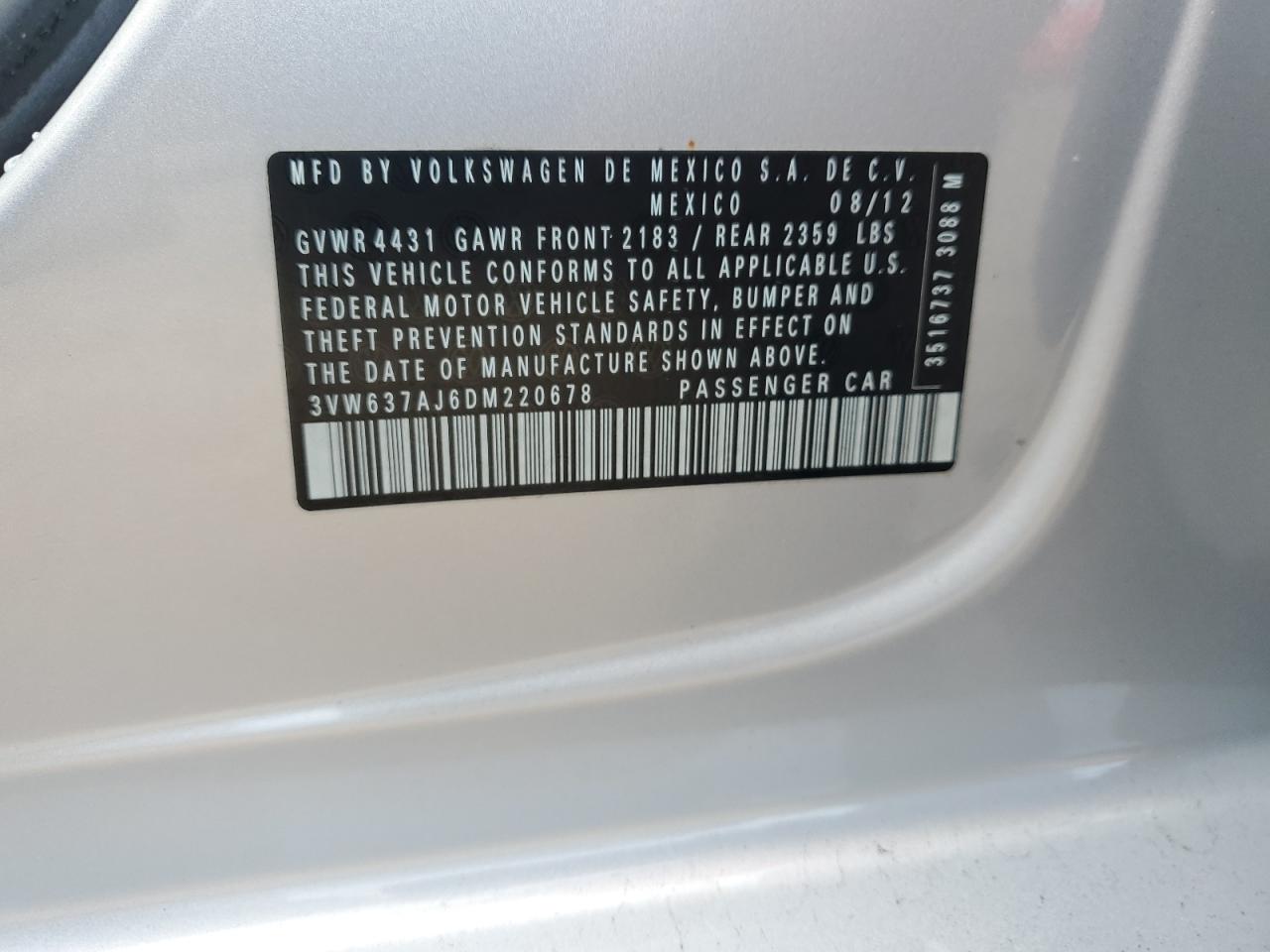 VOLKSWAGEN JETTA HYBRID