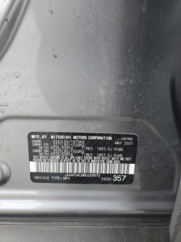 2021 MITSUBISHI OUTLANDER JA4APUAU9MU028672