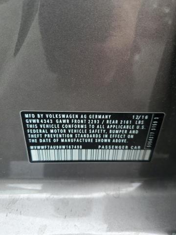 2017 VOLKSWAGEN GOLF R - WVWWF7AU9HW167498