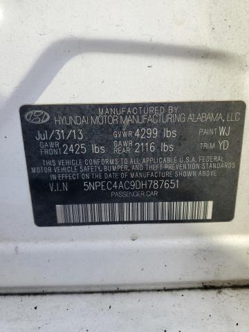 2013 HYUNDAI SONATA SE - 5NPEC4AC9DH787651