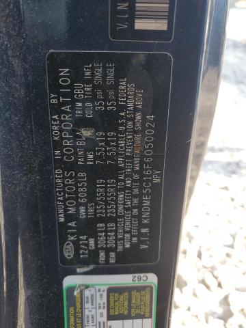 2015 KIA SEDONA SXL #3256420378