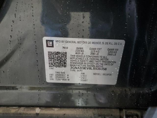 2020 CHEVROLET EQUINOX LS 3GNAXSEV8LS536358