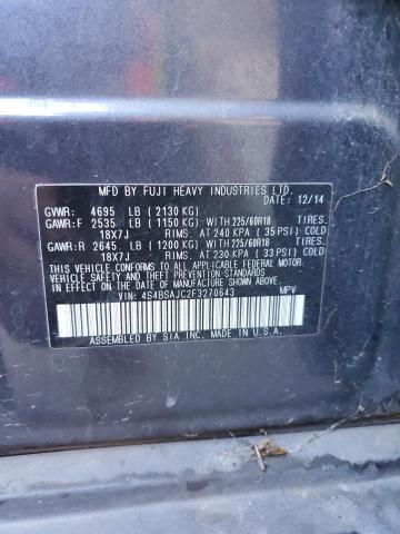 2015 SUBARU OUTBACK 2.5I LIMITED - 4S4BSAJC2F3270643