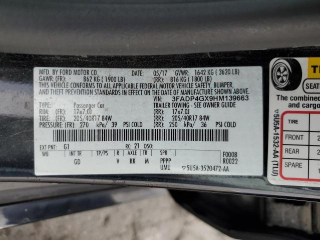 2017 FORD FIESTA ST 3FADP4GX9HM139663