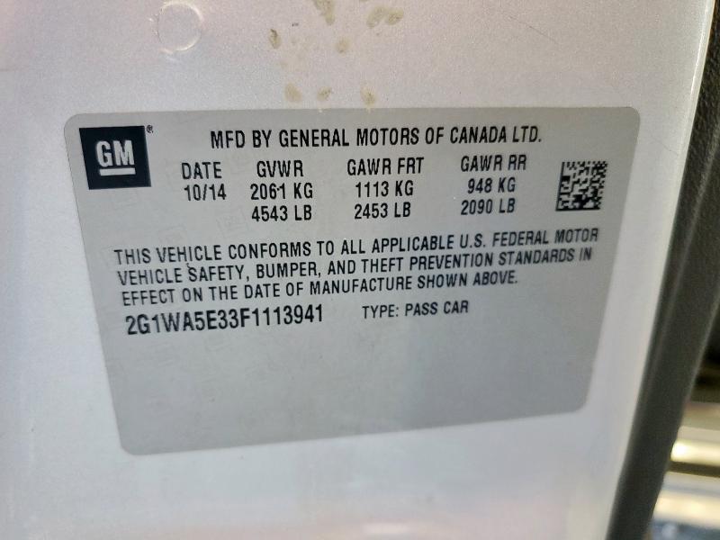 2015 CHEVROLET IMPALA LIM 2G1WA5E33F1113941
