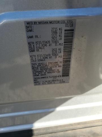 2018 INFINITI QX60 5N1DL0MM9JC520649