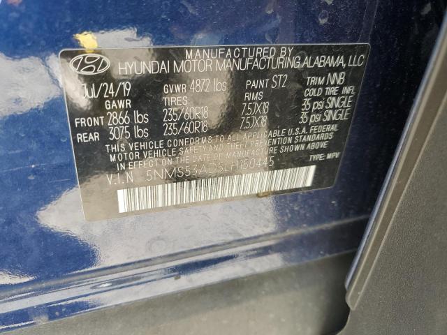 2020 HYUNDAI SANTA FE L 5NMS53AD5LH150445