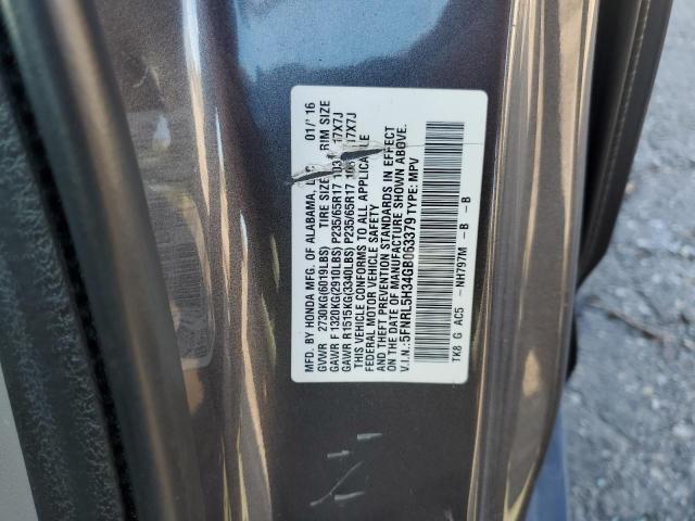 2016 HONDA ODYSSEY SE 5FNRL5H34GB063379