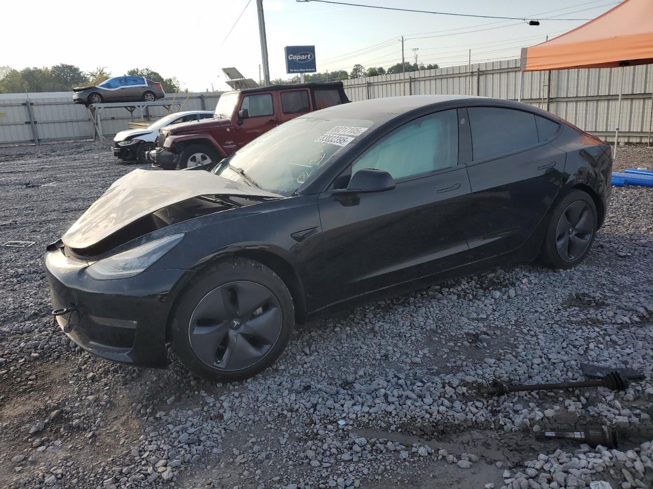 Lot #3278787655 2019 TESLA MODEL 3