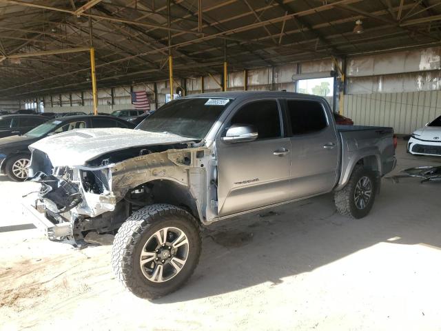 TOYOTA TACOMA DOUBLE CAB 2019 silver  gas 3TMAZ5CN2KM111678 photo #1