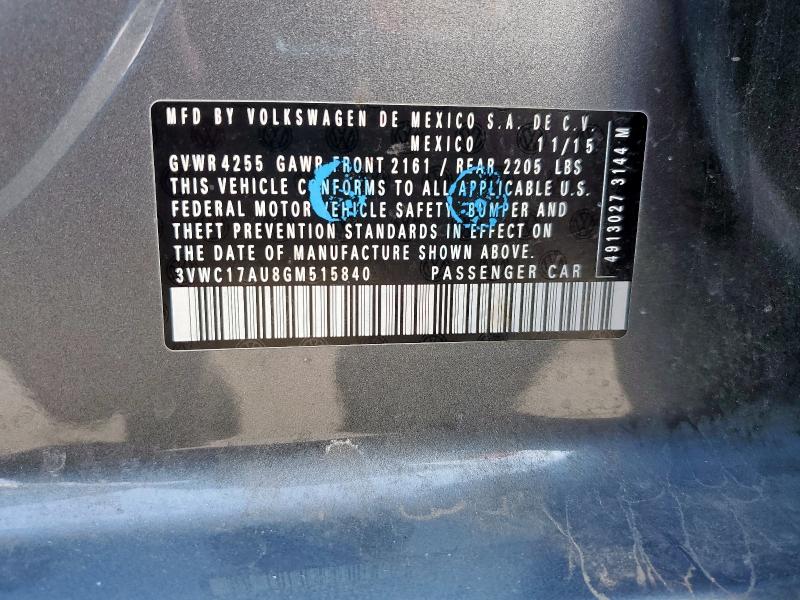 2016 VOLKSWAGEN GOLF SPORTWAGEN S #3286598186