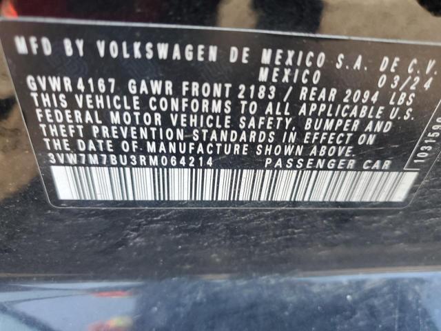 2024 VOLKSWAGEN JETTA SE - 3VW7M7BU3RM064214